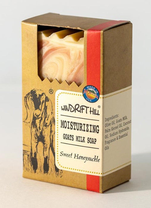 Windrift Hill Goat Milk Soap Sweet Honeysuckle - In box