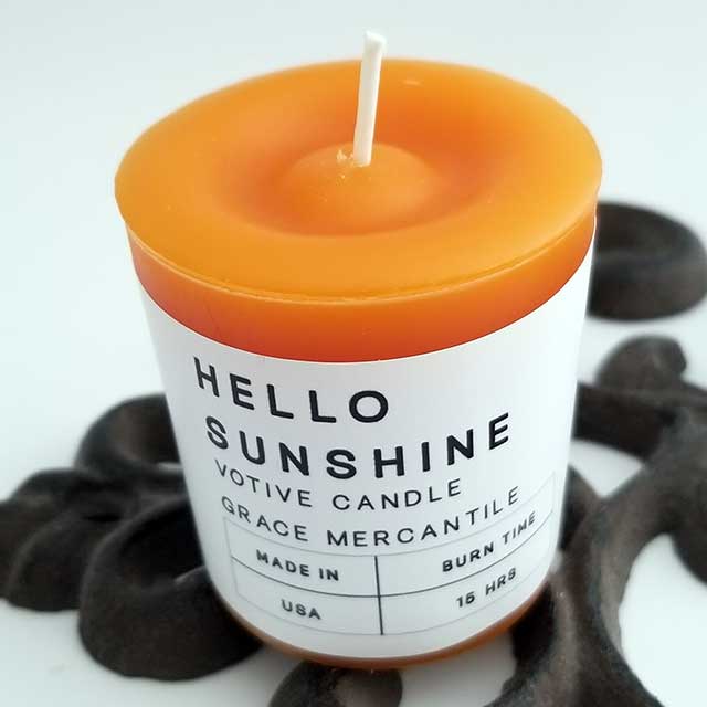 Hello Sunshine Votive Candle